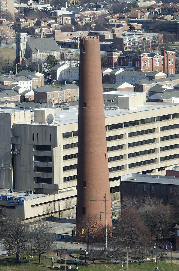 Shot Tower - Baltimore Maryland Photograph by Brendan Reals - Fine Art ...