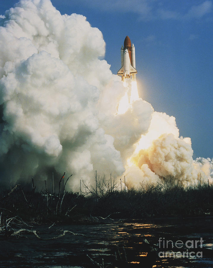 Shuttle Lift-off #1 Photograph by Science Source