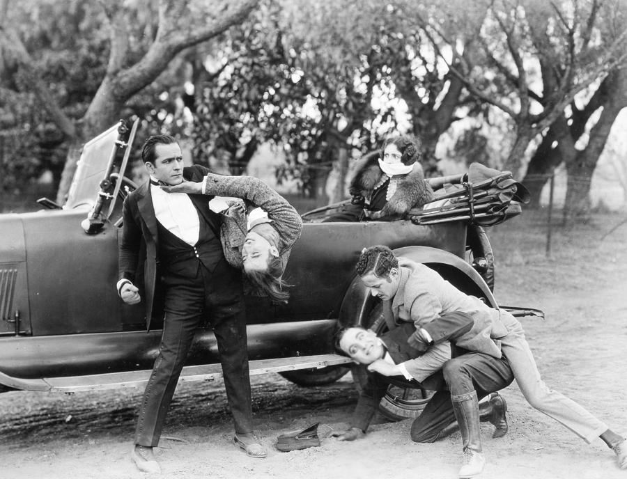 Transportation Photograph - SILENT FILM STILL, 1920s #1 by Granger