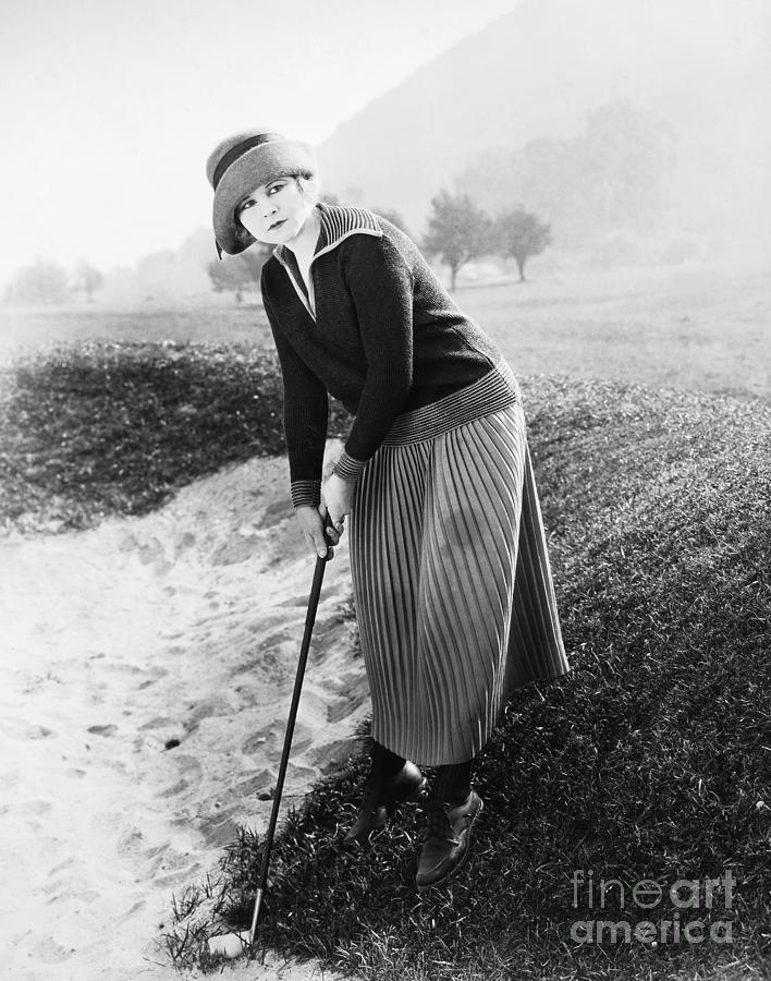 Silent Film Still: Golf #1 Photograph by Granger