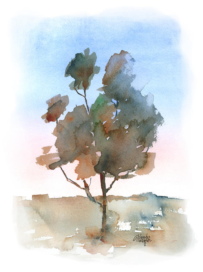Simple Tree #1 Painting by Arline Wagner