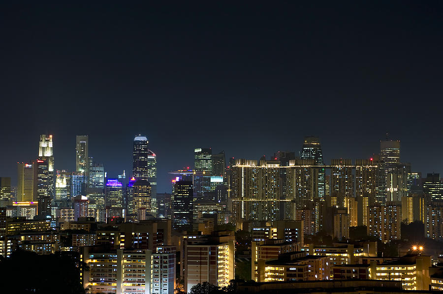 Singapore City #1 Photograph by Ng Hock How
