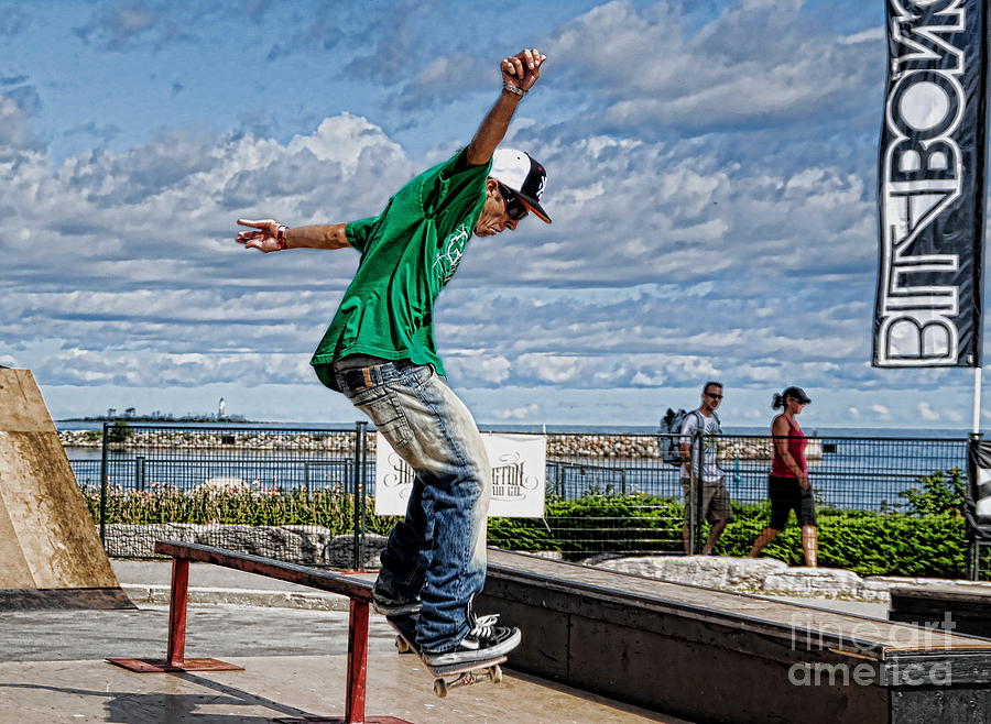 Skateboarder #1 Photograph by Andrea Kollo