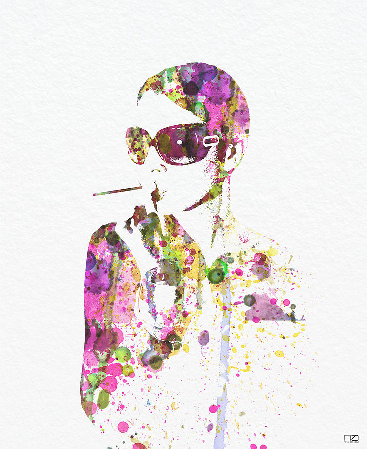 Smoking Girl Digital Art - Smoking in the Sun #1 by Naxart Studio