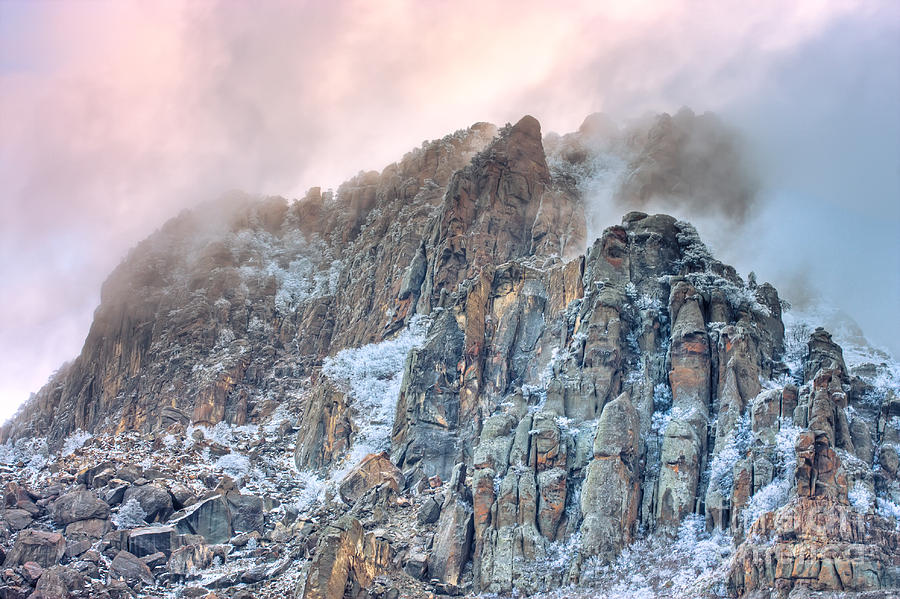 Snowy Rocky Mountains Photograph By Baranov Viacheslav