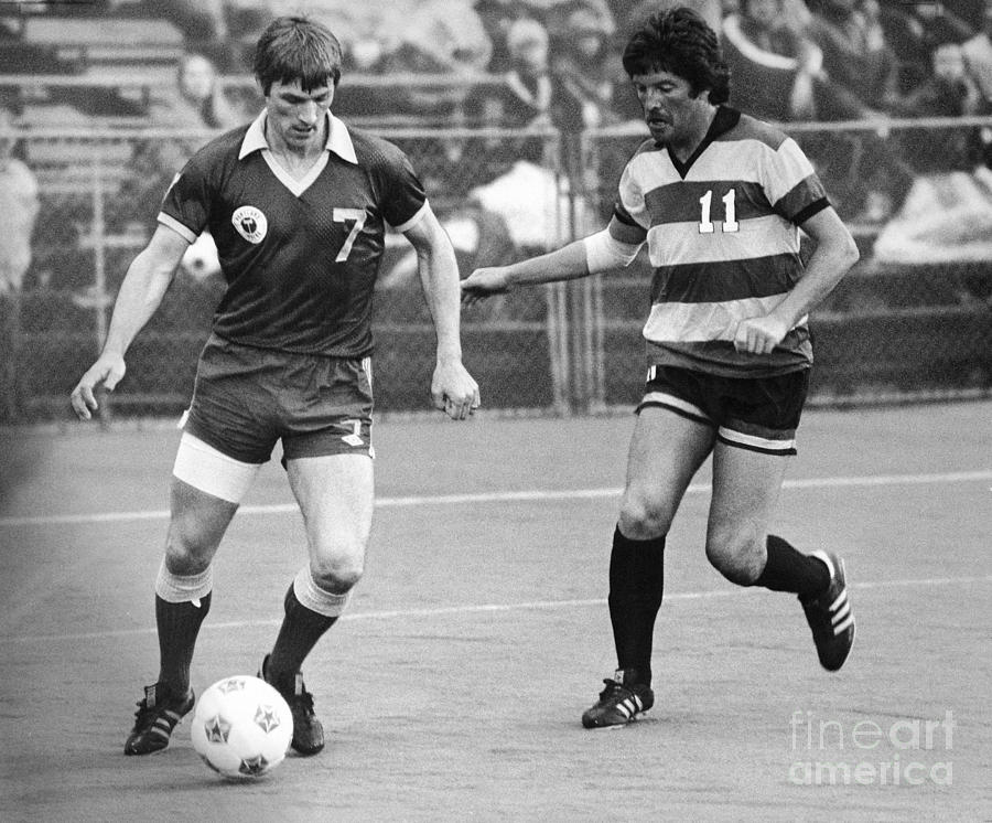 Soccer Match, 1977 #1 Photograph by Granger