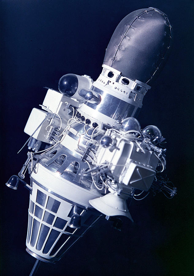 Soviet Luna 9 Spacecraft Photograph by Ria Novosti