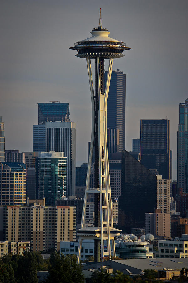 Seattle Photograph - Space Needle #1 by Warren Marshall