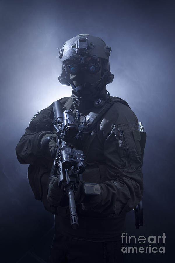 Special Operations Forces Soldier by Tom Weber