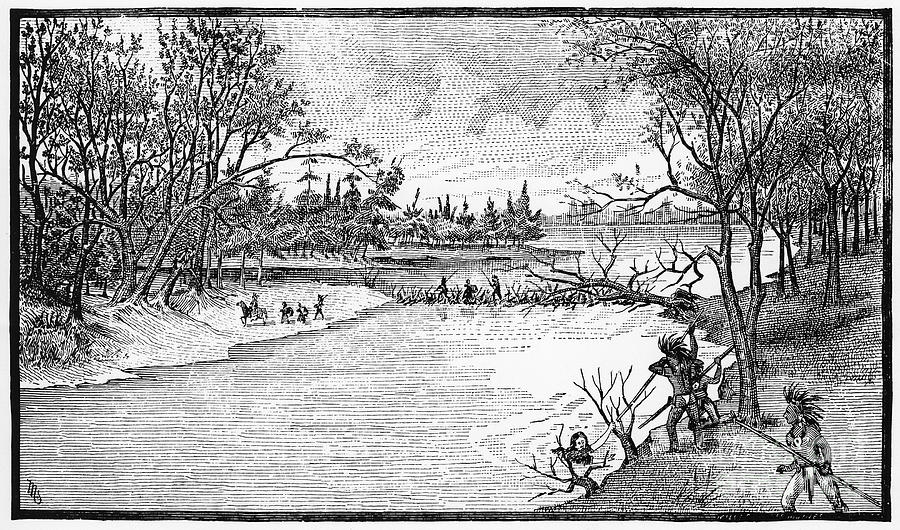 Spirit Lake Massacre, 1857 #1 Photograph by Granger
