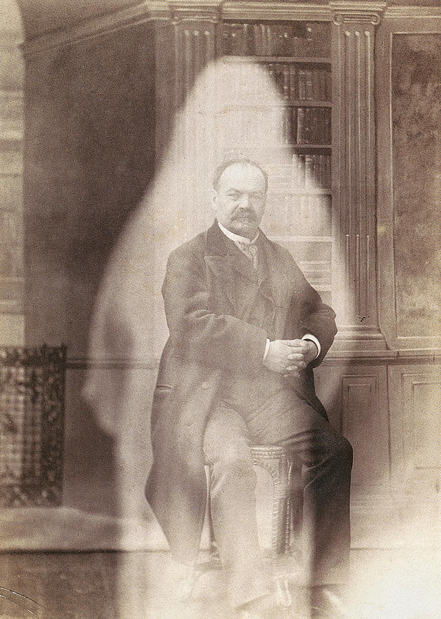 SPIRIT PHOTOGRAPH, c1896 #1 Photograph by Granger