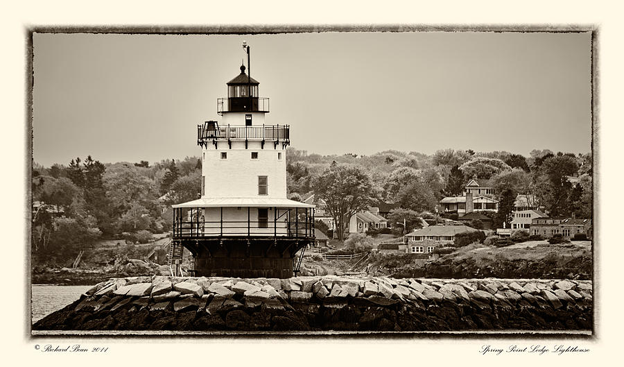 Spring Point Ledge Lighthouse #1 Photograph by Richard Bean