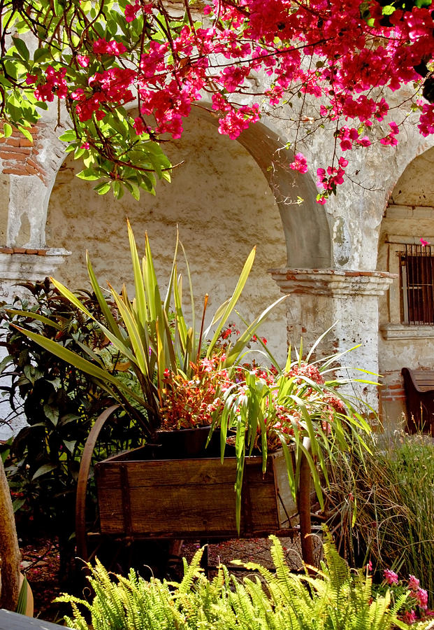 Architecture Photograph - Springtime at the Mission #1 by Cliff Wassmann