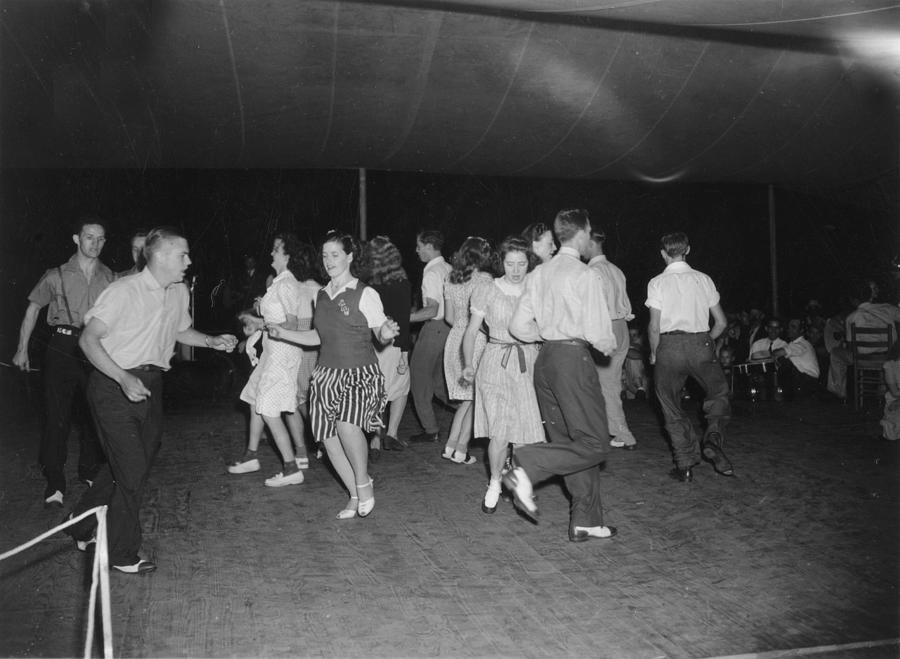 Music Photograph - Square Dance Team Dancing #1 by Everett