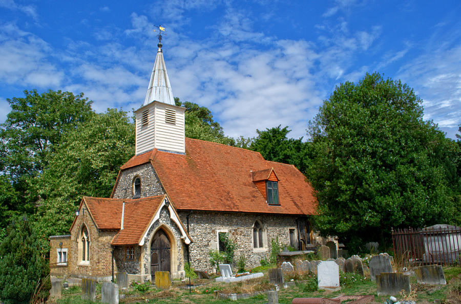 St Laurence Church Cowley Middlesex #1 Photograph by Chris Day