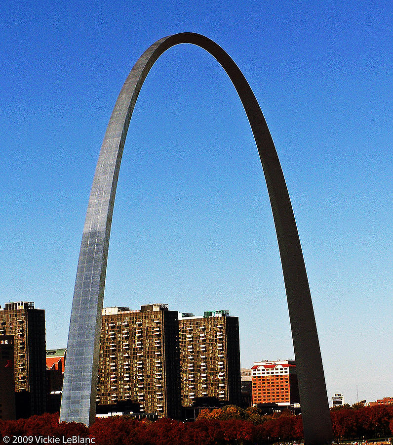 St. Louis Arch Photograph by Vickie LeBlanc - Pixels