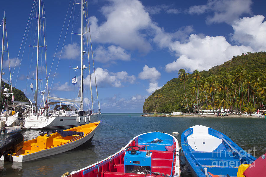 Boat Photograph - St Lucia #1 by Brian Jannsen
