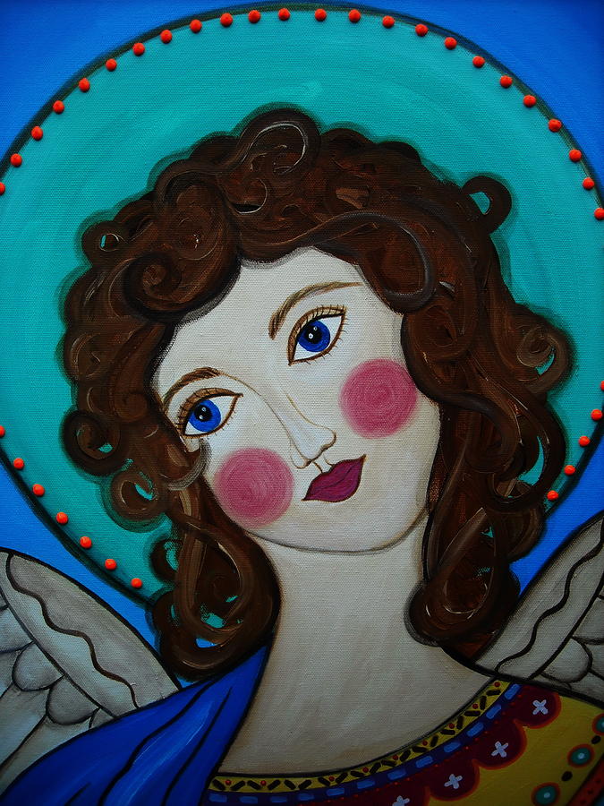 St Michael Archangel #1 Painting by Pristine Cartera Turkus