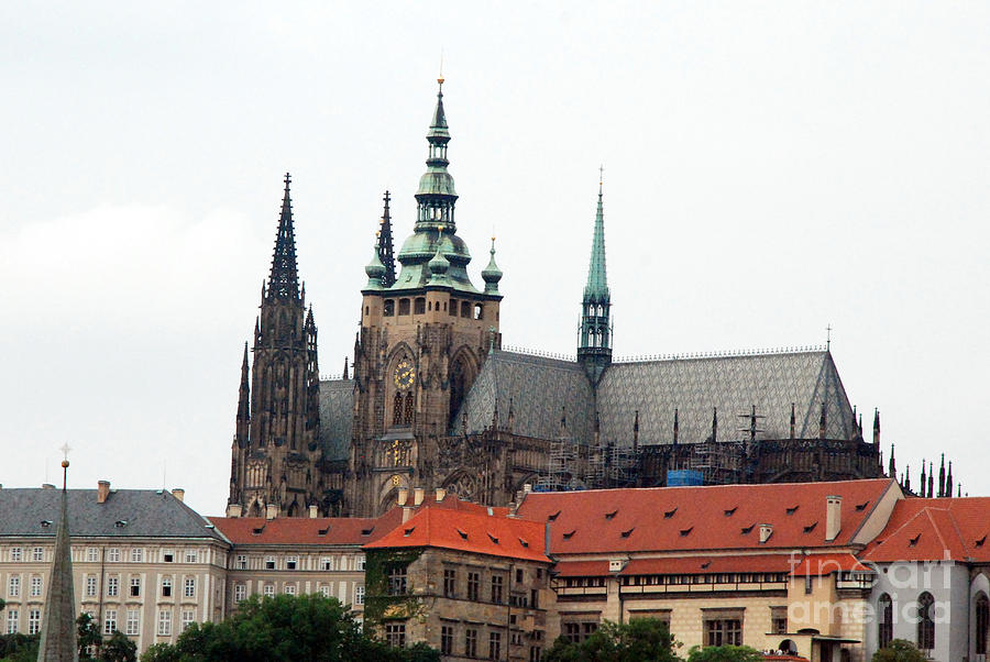 St Vitus Cathedral #1 Photograph by Pravine Chester