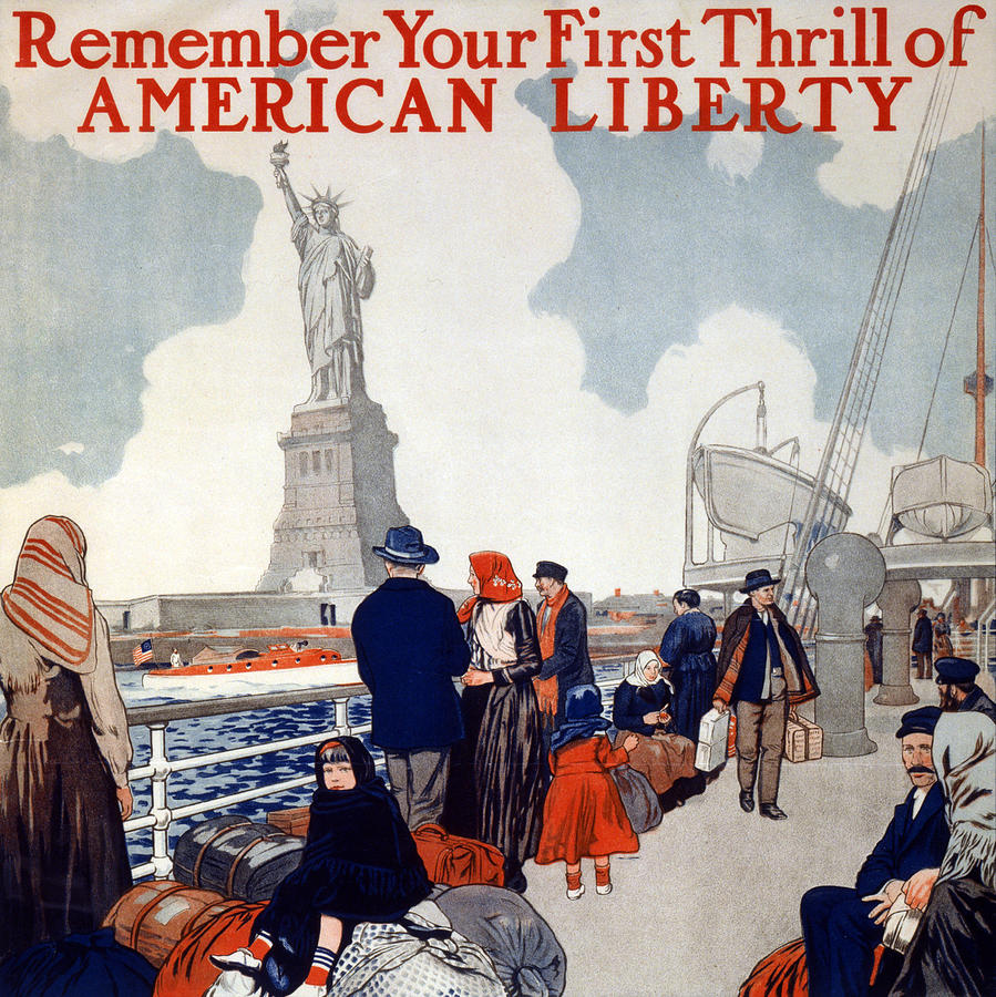 Statue Of Liberty. Poster Showing by Everett