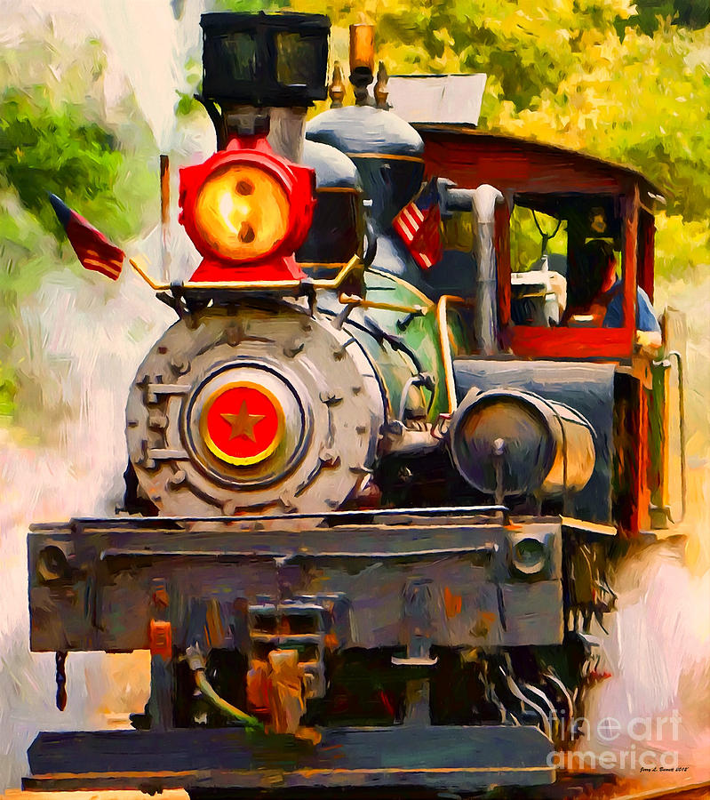 Steam Train by Jerry L Barrett Steam Train by Jerry L Barrett