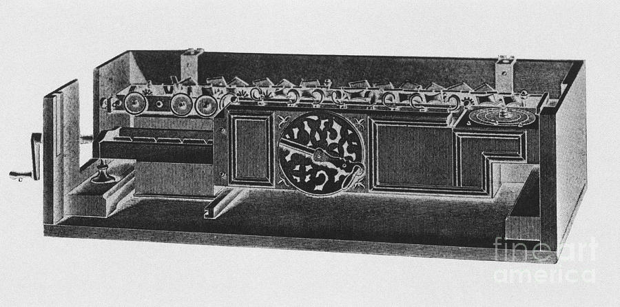 Step Reckoner, Leibniz Mechanical #1 Photograph by Science Source