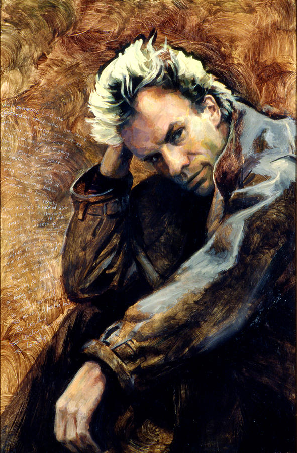 Sting - So Lonely #1 Painting by Rik Ward