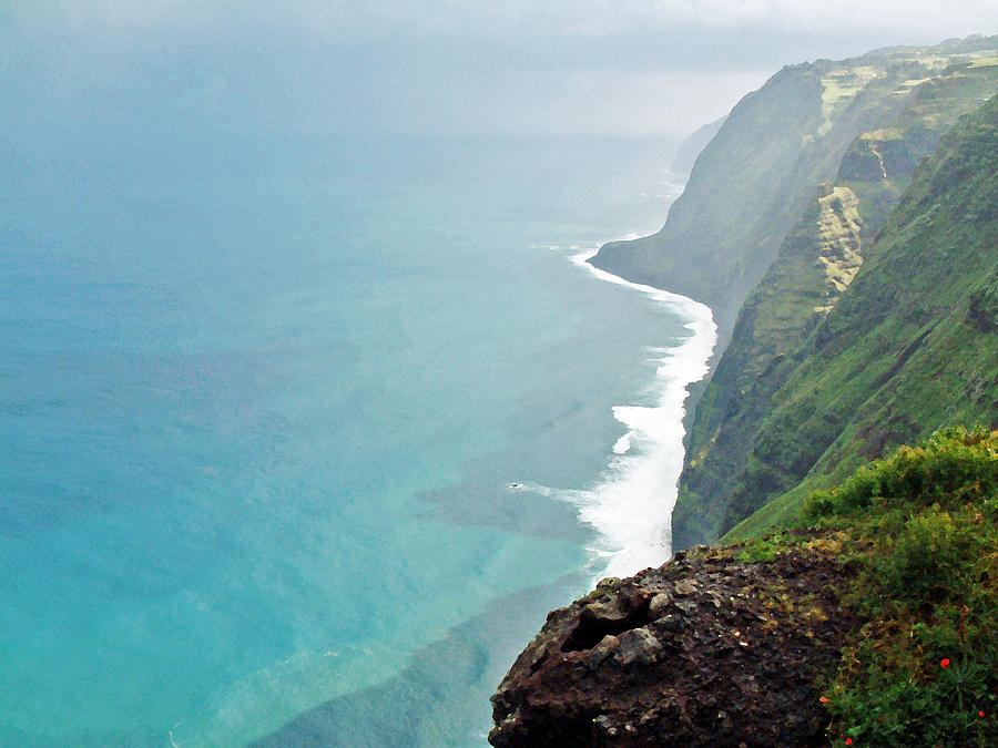 Mountain Photograph - Stormy Coastline Madeira Island #1 by Joseph Hendrix