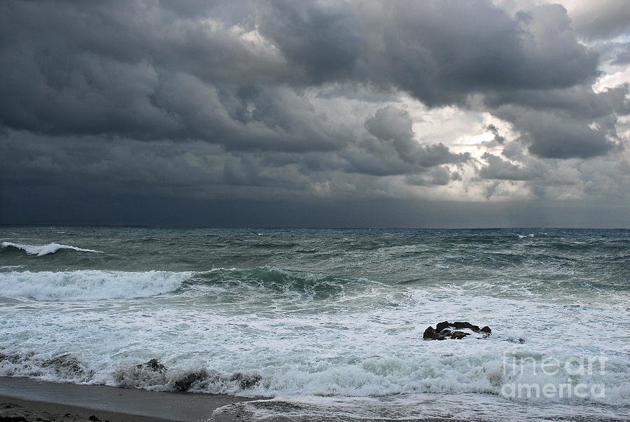 Sea Photograph - Stormy Waters by Richard Nickson Sea Photograph - Stormy Waters by Richard Nickson