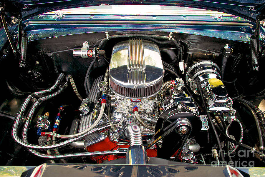 Street Rod Engine #1 Photograph by Mark Dodd
