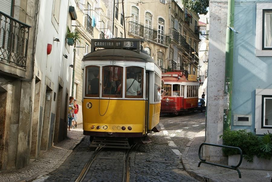 Lisbon Photograph - Streetcars of Lisbon #1 by Irina Zelichenko