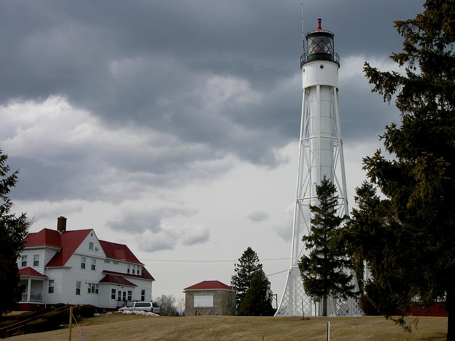 Sturgeon Bay Ship Canal Light Station #1 Photograph by Keith Stokes