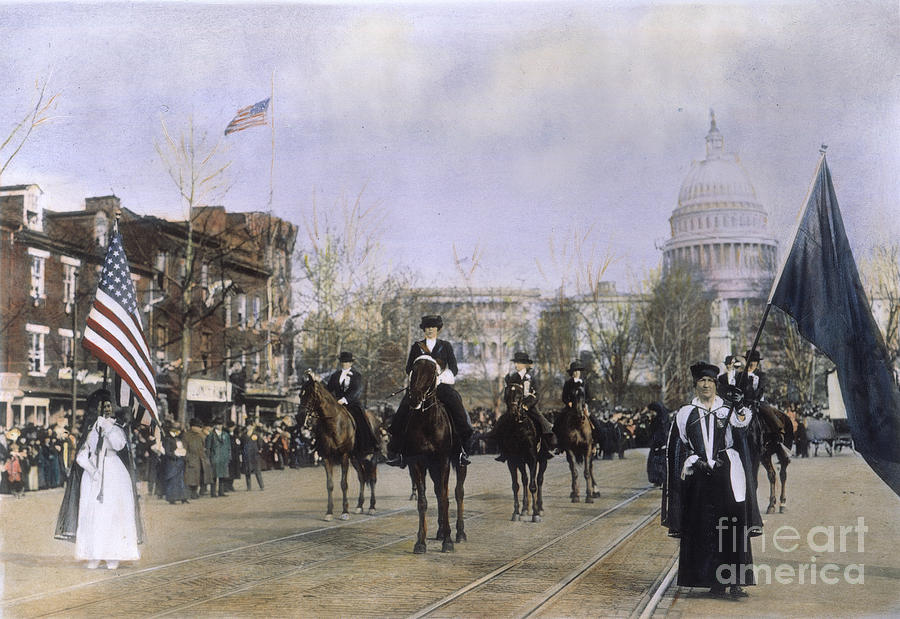 Suffrage Parade, 1913 #1 by Granger