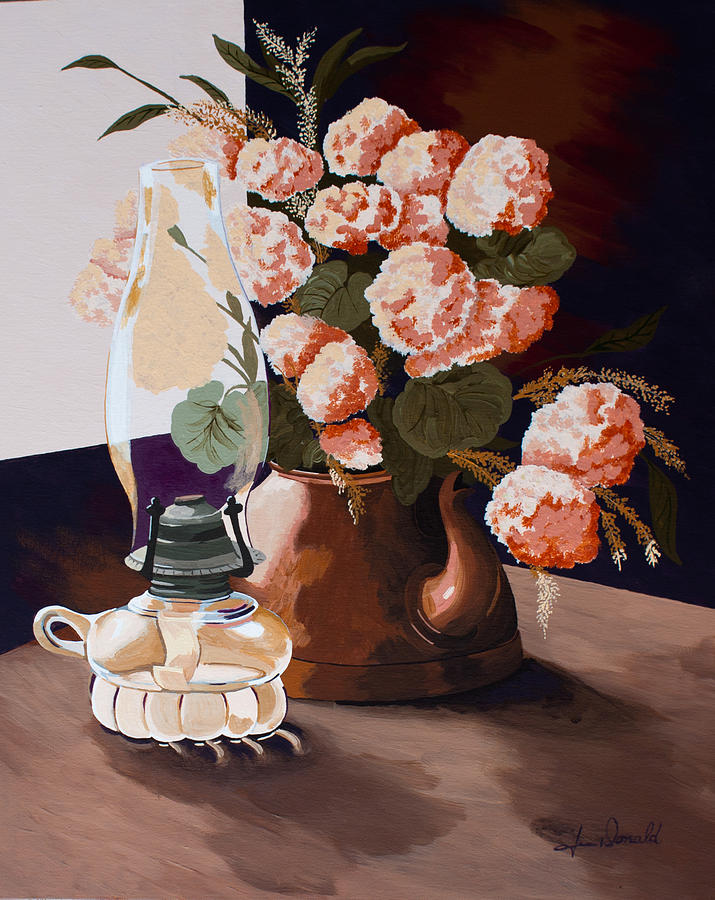 Still Life Painting - Sunlit II by Jennifer Donald Still Life Painting - Sunlit II by Jennifer Donald