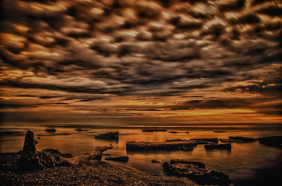 Beach Photograph - Sunrise HDR #1 by Todd Heckert