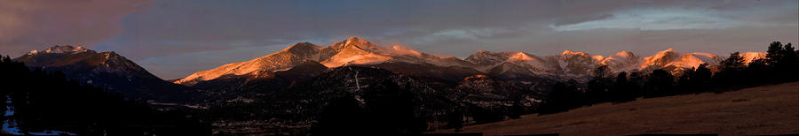 Sunrise Photograph - Sunrise on Longs Peak by G Wigler Sunrise Photograph - Sunrise on Longs Peak by G Wigler
