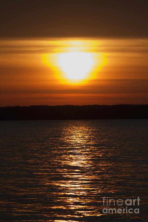 Sunrise on Seneca Lake #1 Photograph by William Norton