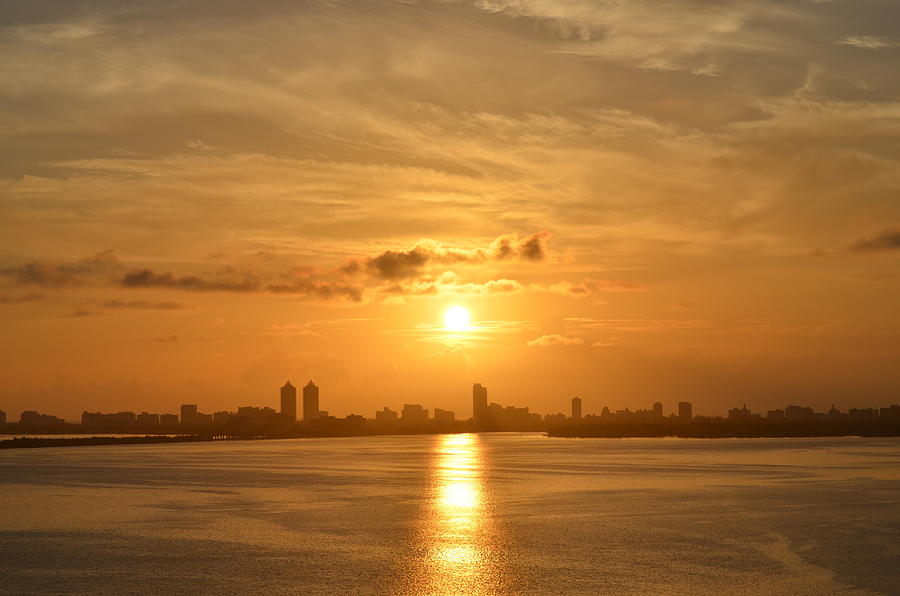 Sunrise Over South Beach Photograph by Tiffney Heaning - Fine Art America