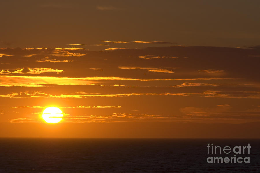Sunset At Gulf Of St. Lawrence #1 Photograph by Yuichi Takasaka