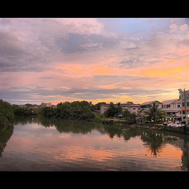 Rose Photograph - Sunset Behind My House, The Riverside #1 by Ahmed Oujan