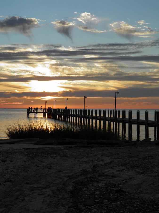 Sunset Cape Charles Virginia #1 Photograph by Sven Migot