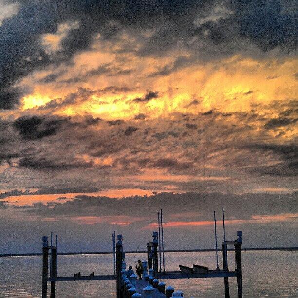 Summer Photograph - #sunset #nolimitliving #dock #lbi #1 by Kaitlin Stanton