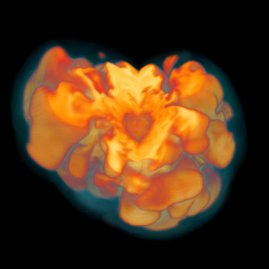 Space Photograph - Supernova Explosion #1 by Leonhard Scheck