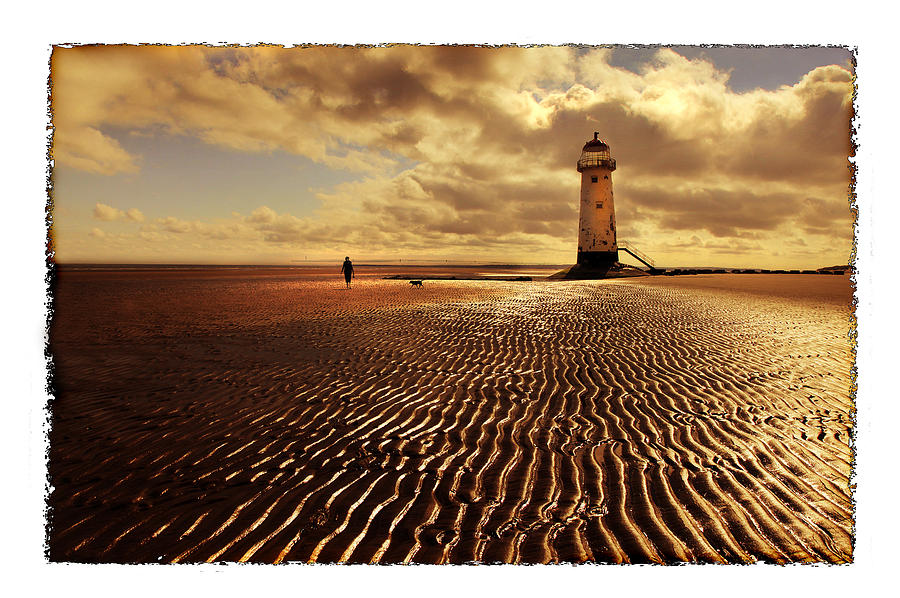 Lighthouse Photograph - Talacre Lighthouse #1 by Mal Bray