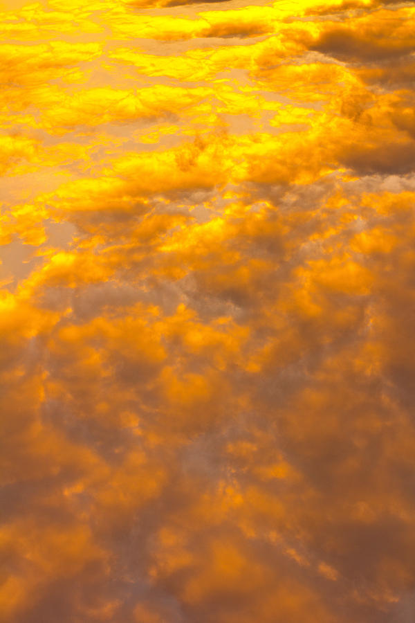 Tangerine Sky #1 Photograph by David Pyatt