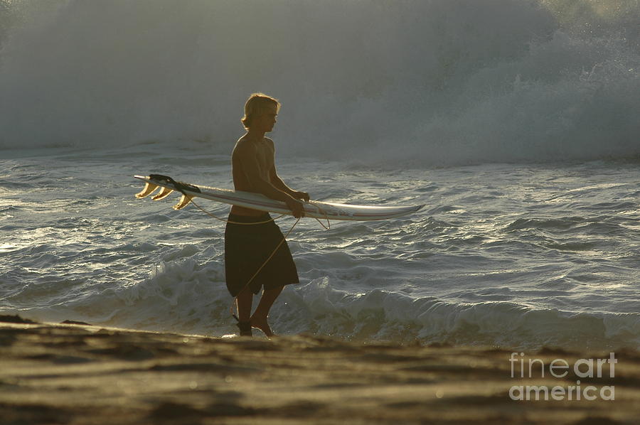Teen Surfer #1 Photograph by Mark Gilman