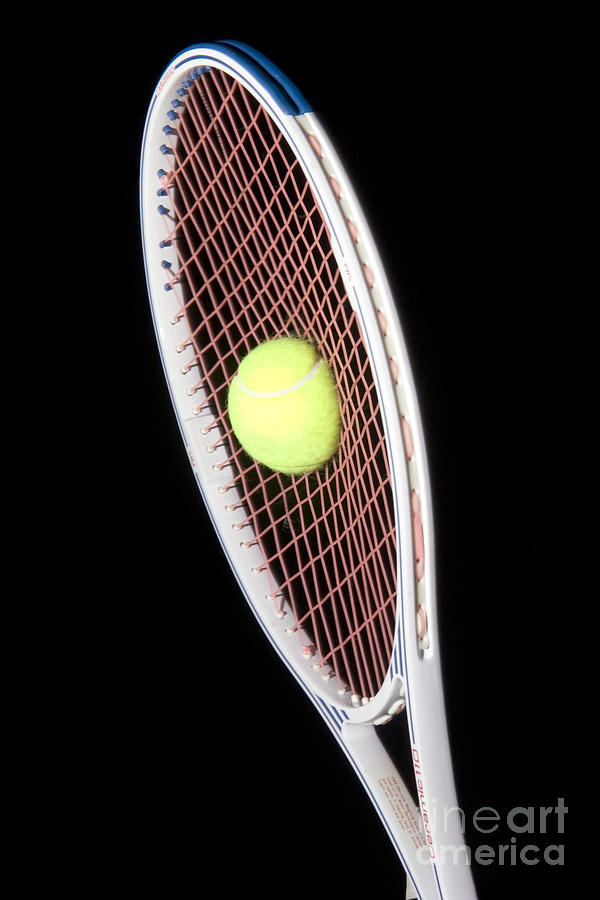 Tennis Photograph - Tennis Ball And Racket #1 by Ted Kinsman