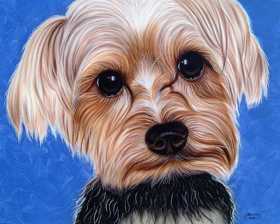 Terrier #1 Painting by Dan Menta