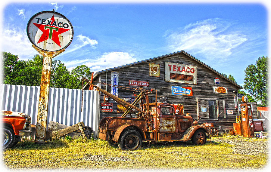 Texaco Towing Photograph by Steve McKinzie
