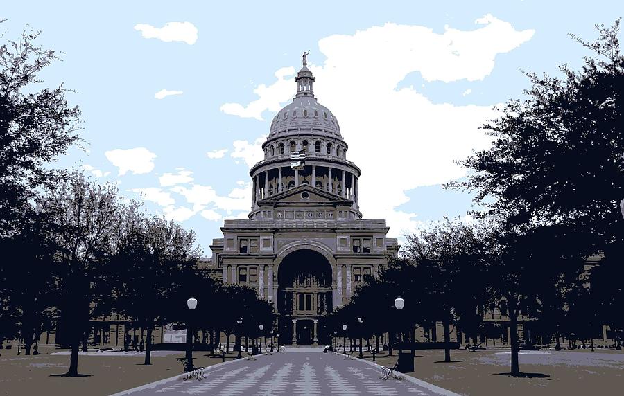 Texas Capitol Color 6 #1 Photograph by Scott Kelley
